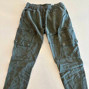 Banana Republic Women's Khaki and Green Trousers
